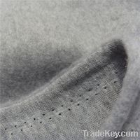 Sell polyester spun yarn grey marl single fleece