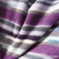 Sell stripe printed polar fleece