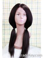 Sell 100% human hair long full lace wigs