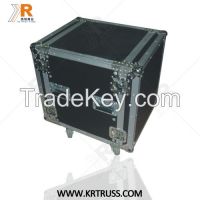 KR TRUSS 10U Standard Rack Case, Flight Case, U Case, Road Case, For load DJ, Mixer, lighting, audio, sound, led, laser, screen