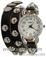 Sell stoned case fashion watches with long band