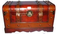 Sell Big Antique Wooden Trunk