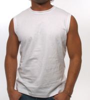 Supply Men's Sleeveless T-shirts, Plain colored, Basic Style