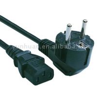 European Approved Power supply cord sets cable assembly mains lead