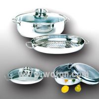Sell Stainless Steel Oval Roaster Set