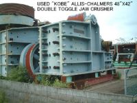 USED "KOBE" ALLIS-CHALMERS (A-1) 48" X 42" DOUBLE TOGGLE JAW CRUSHER