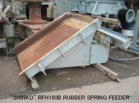 USED "SHINKO" MODEL RFH-160B RUBBER SPRING FEEDER WITH 3.7KW INVERTER