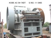 USED KOBE ALLIS-CHALMERS 54-74 DOUBLE TOGGLE JAW CRUSHER S/NO. 11-3465