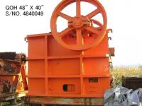 USED "GOH" 48" X 40" SINGLE TOGGLE JAW CRUSHER S/NO. 4840049