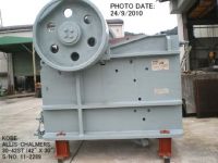 USED KOBE ALLIS-CHALMERS 30-42 SINGLE TOGGLE JAW CRUSHER S/NO.11-2289