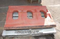 NEW TOGGLE PLATE FOR OTSUKA MODEL FS-5442B JAW CRUSHER