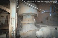 USED "KOBELCO" 10-45 (45" X 10") DH GYRATORY CRUSHER S/NO. 11-3413