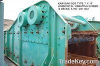 Sell USED KAWASAKI NDS TYPE 7' X 16' HORIZONTAL VIBRATING SCREEN