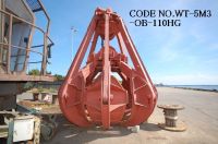 USED ORANGE PEEL BUCKET(CAPACITY 5M3) MADE IN JAPAN