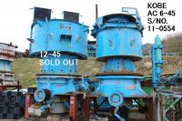 USED KOBE ALLIS-CHALMERS 6-45 HYDRO CONE CRUSHER S/NO. 11-0554