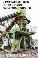 USED "KAWASAKI" MODEL KU-1000 (1000MM X 350MM) ULTRA COARSE GYRATORY CRUSHER S/NO. KG10177 WITH HYDRAULIC OIL TANK UNIT, AIR COOLER AND ACCUMULATOR (WITHOUT MOTOR)