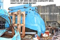 CODE NO. WT-6M3-DB-165G (CAPACITY 6M3) HEAVY DUTY GRAB BUCKET