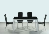Sell Custome Dining Table, Metal Glass Dining Table, Fabric Glass Table