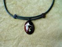 Hande-made wooden necklace with low price