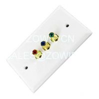 Sell Component RGB Video Wall Plate, 3RCA