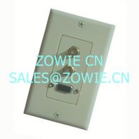 Sell Decora VGA wall plate, with VGA and 2xF81 couplers