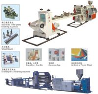Sell sheet extrusion production line