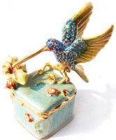 Sell bird Jewelry box, jewelry, metal crafts, gifts,