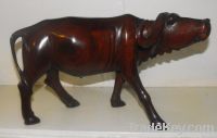 Buffalo Wood Carving