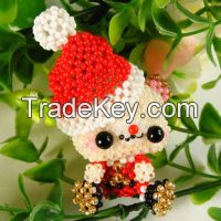 Sell bead handmade Bear Santa