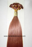 Sell silky straight hand tied/human hair weaving/hair wave/hair weft