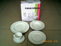 Sell stock 20pcs ceramics dinnerware
