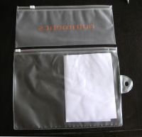 Sell PVC packaging bag with zip lock