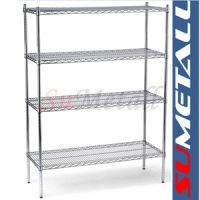Wire shelving and wire shelves