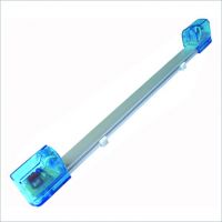 Sell aluminum alloy lamp fixture with transparent blue holder