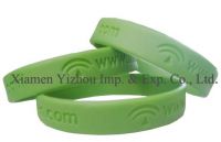 Sell Debossed logo silicone Bracelet
