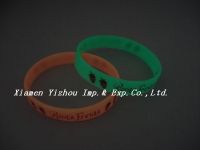 Sell Silicone bracelet (glow in the dark)