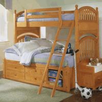 Sell wood kdis bed