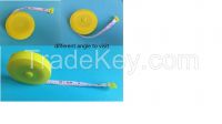 custom round retractable rolling tape measures/gift measuring tape