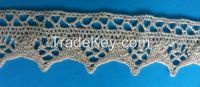 cotton crochet lace trim / lace ribbon