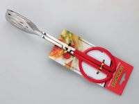 Stainless steel 201 food tong kitchen serving tongs with OEM logo