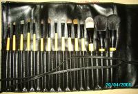natural make up brushes set