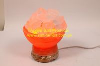 Himalayan Fancy Salt Bowls/Himalayan Crafted Fancy Salt Bowl Lamps/Himalayan Crystal Rock Salt Lamps/Himalayan Salt Diffuser and Ionizer/ Fancy Salt Bowls with Chunks