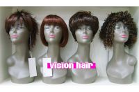 Sell Wigs Human Hair Weaving Synthetic Gigs