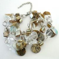 Sell Shell and Crystal Bracelet