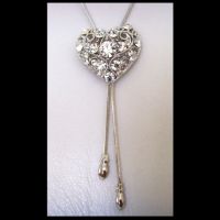 Sell Silver Tone Flower Pendant Necklace Veronica