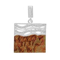Sell Sterling Silver Resin Pendant