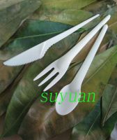 dinnerware-green single use compostable cutlery