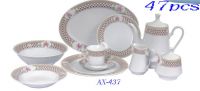 47pcs dinnerware