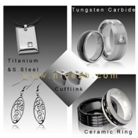 Sell Ceramic ring, tungsten jewelry, titainium jewelry