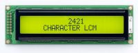 Sell character lcd module 24 charaters 2 lines, STN YELLOW GREEN